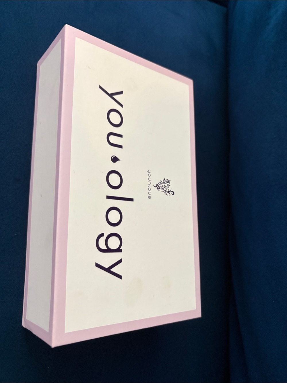 You·ology Pink and White Shoe Box